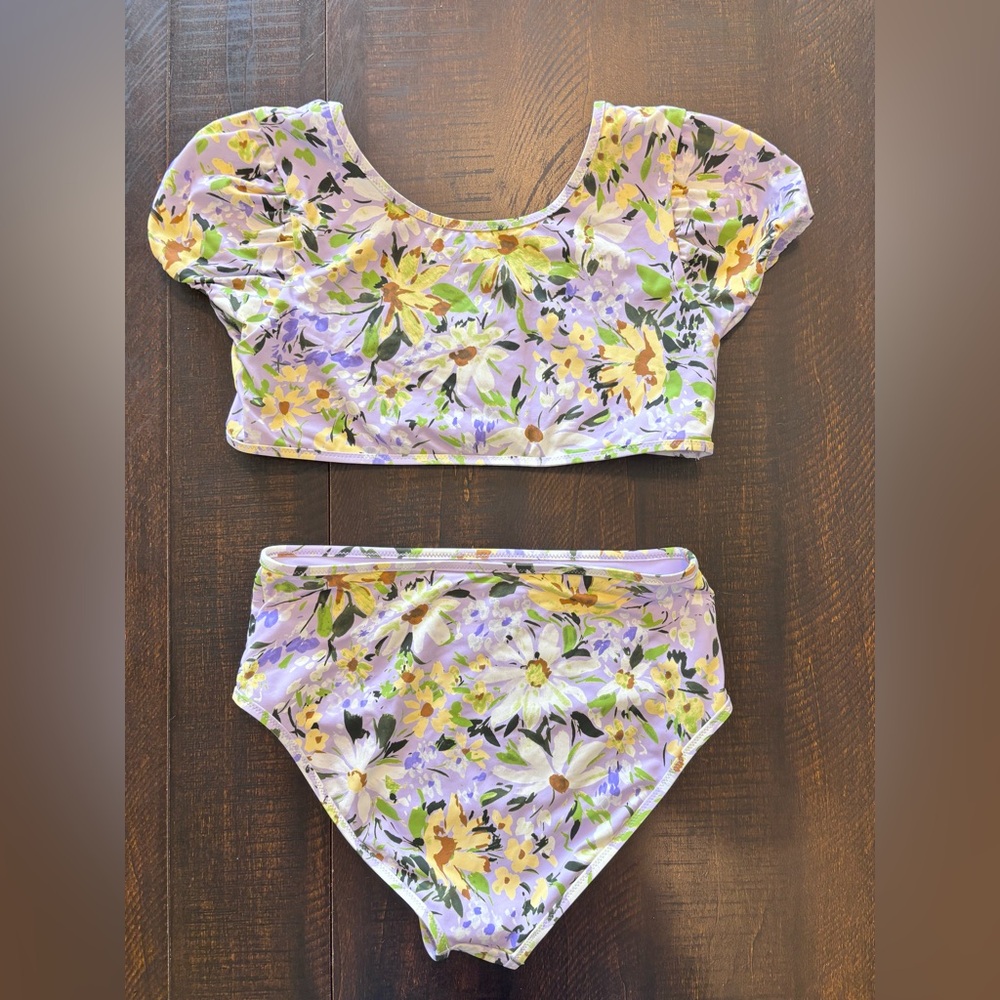 Vineyard Vines Girls Puff-Sleeve Bikini - Picture 3 of 4